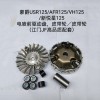 我司摩托車江門主機(jī)配套所有型號前驅(qū)動盤，紅寶125后皮帶輪